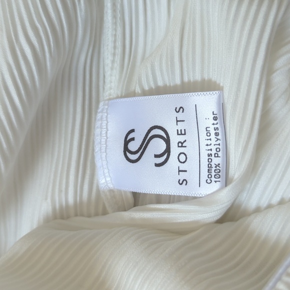 Storets Maria Flared Leg Plisse Pants S/M - Picture 14 of 15